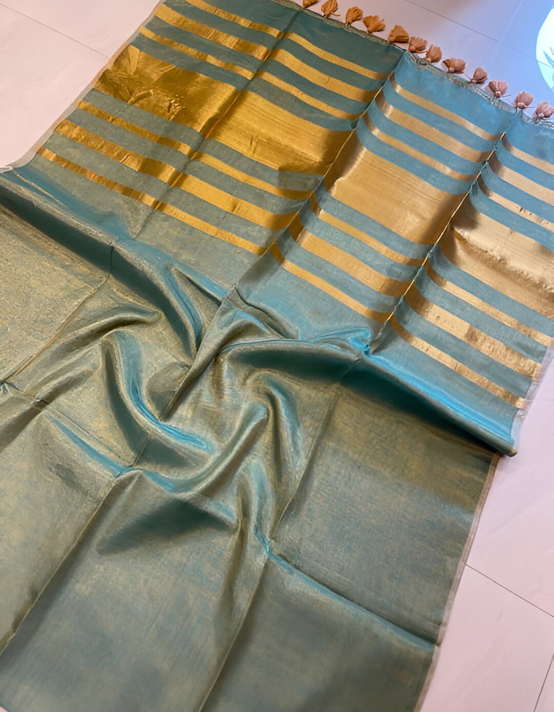 🌟 RAGA TISHU LILEN SAREE SALE! 🌟