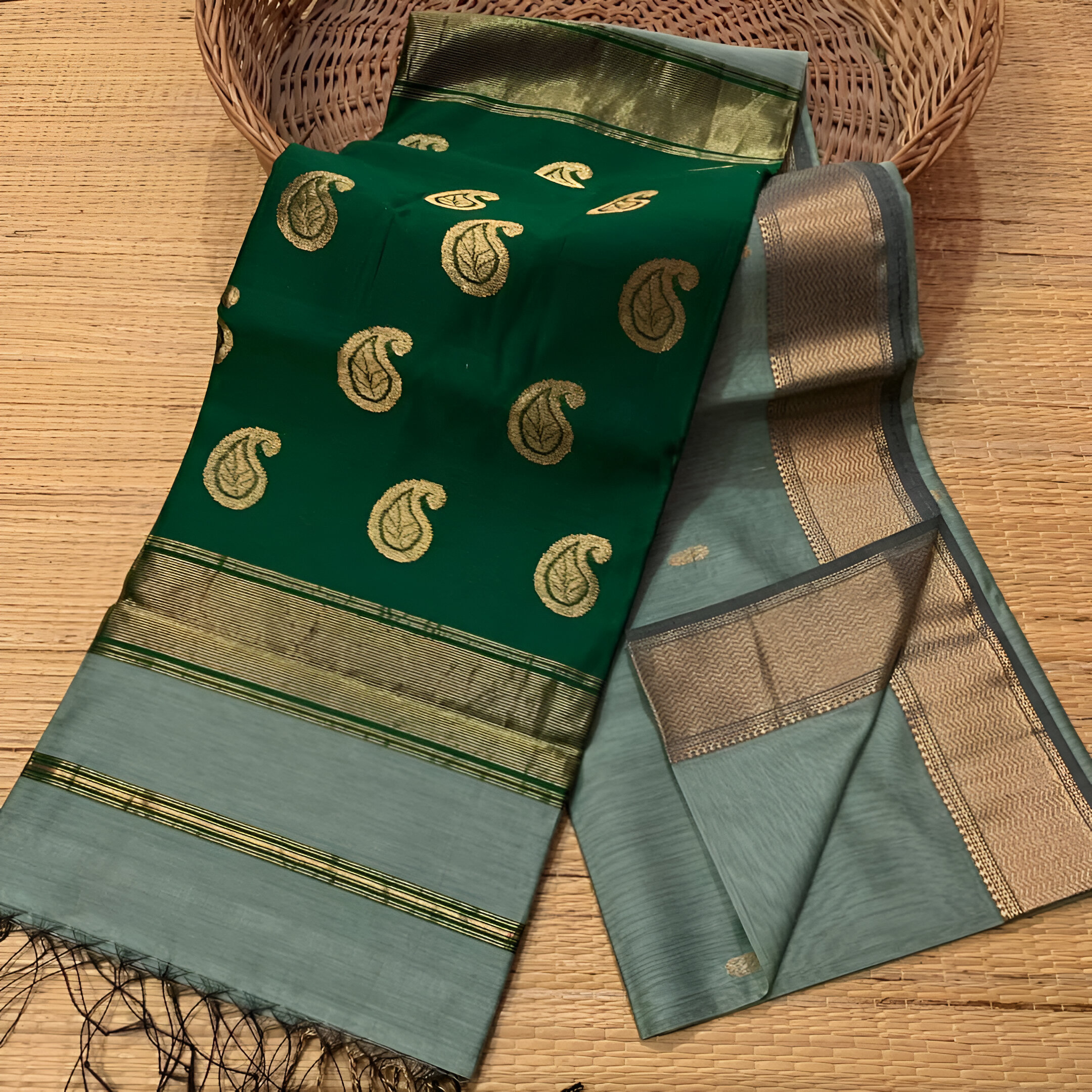 🎀 Exclusive Handloom Mayeshwari Saree! 🎀