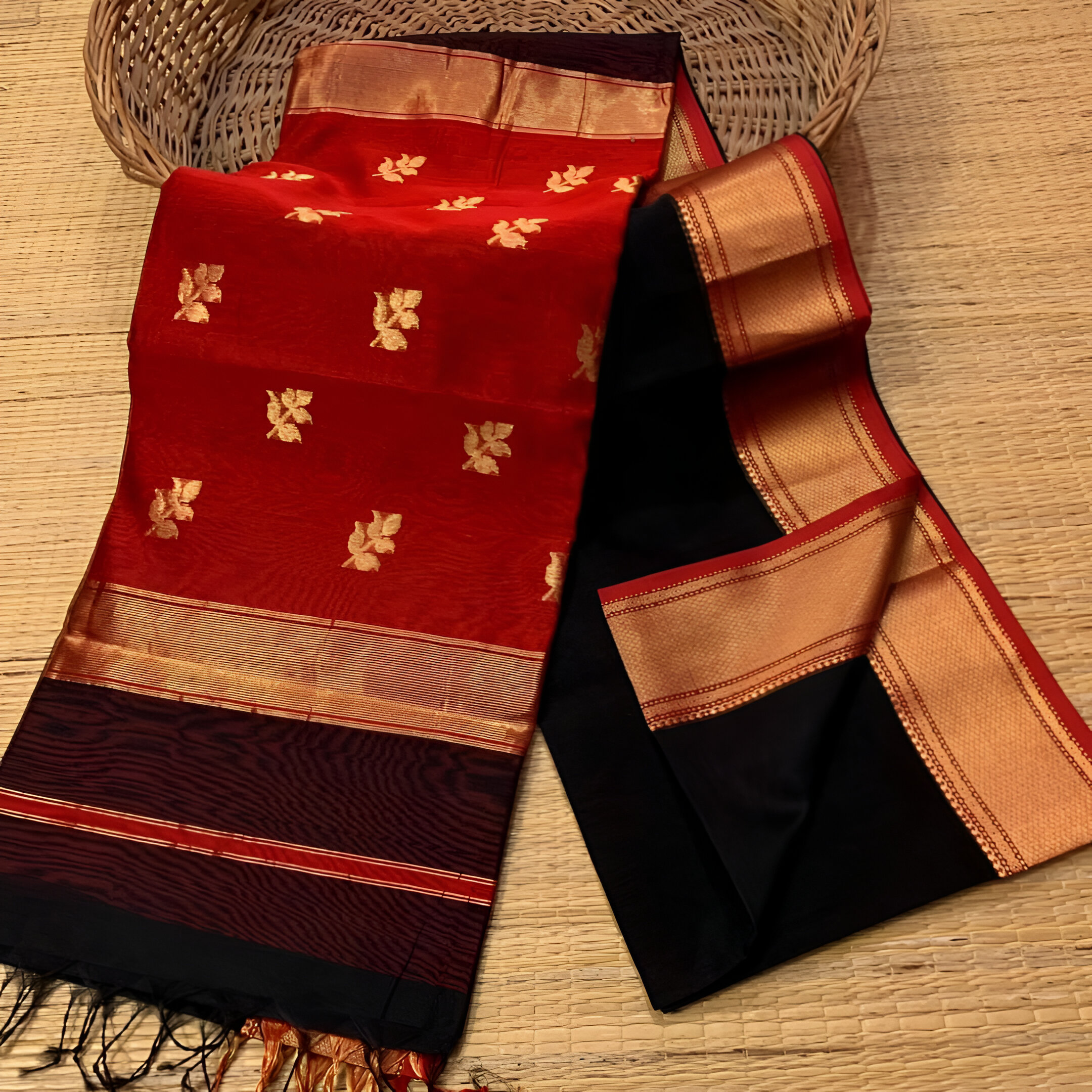 🎀 Exclusive Handloom Mayeshwari Saree! 🎀