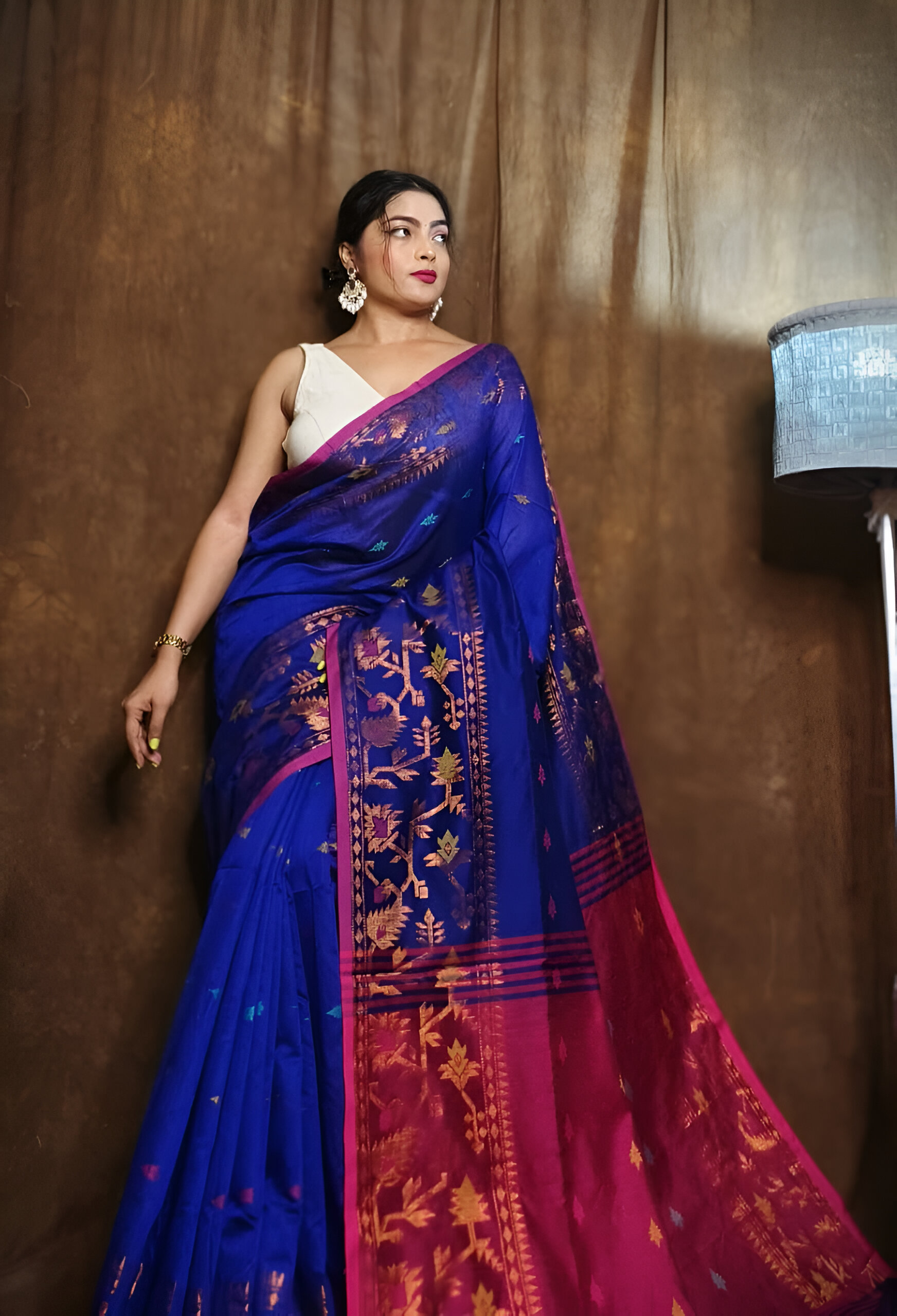 🎀 Exclusive Handloom Cotton Silk Derpari Saree! 🎀