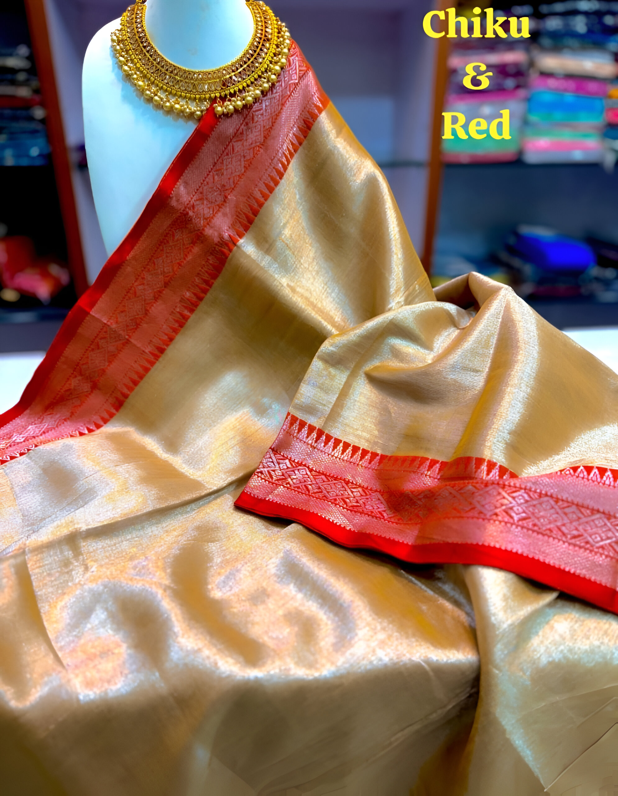 🌟 Exclusive Handloom Pure Cotton Raga Tishu Saree! 🌟