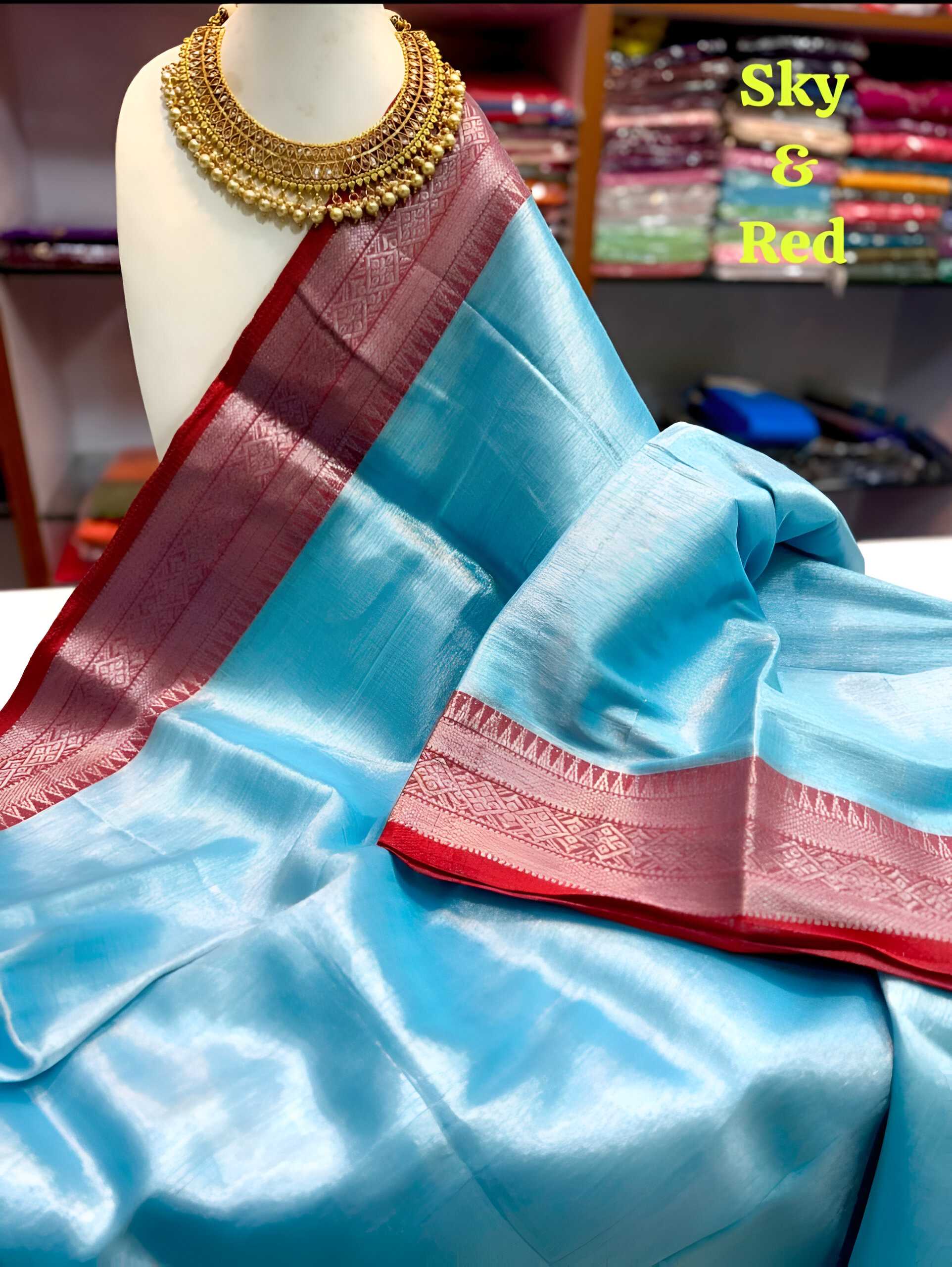 🌟 Exclusive Handloom Pure Cotton Raga Tishu Saree! 🌟