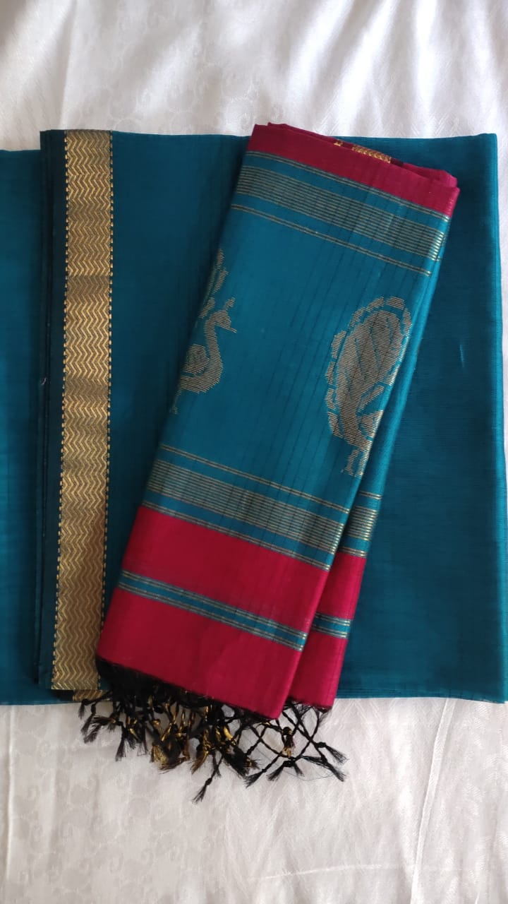 📢 NEW HANDLOOM KOTHA MAYESHWARI SAREE! 🌸