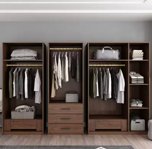 Modern Wooden Wardrobe Organizer