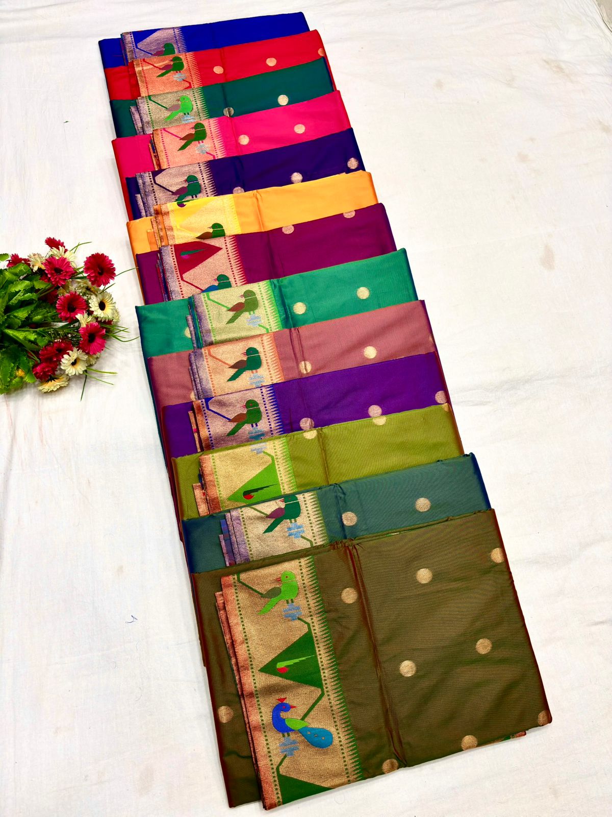 Manchali brocade paithani saree