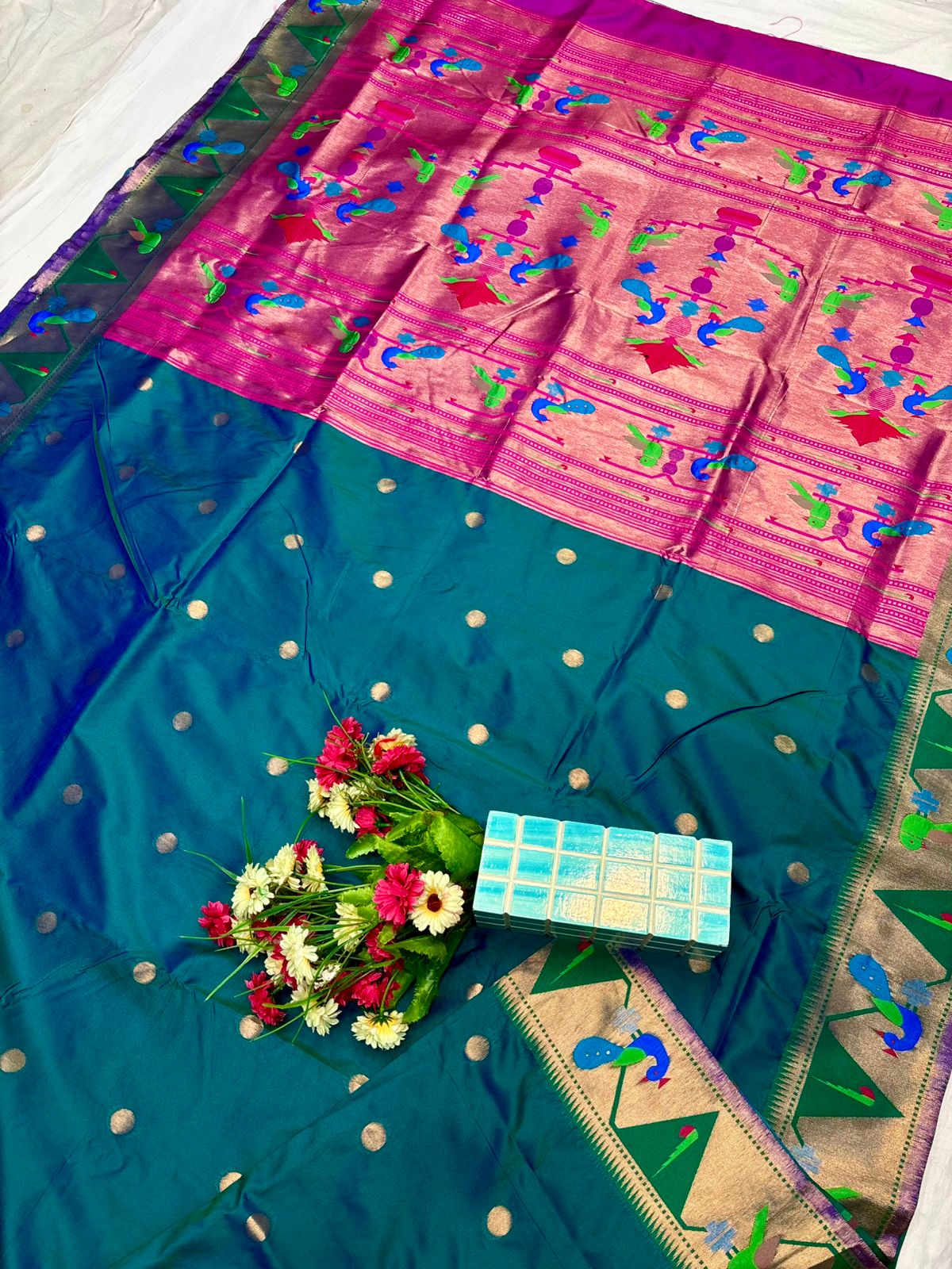 Manchali brocade paithani saree