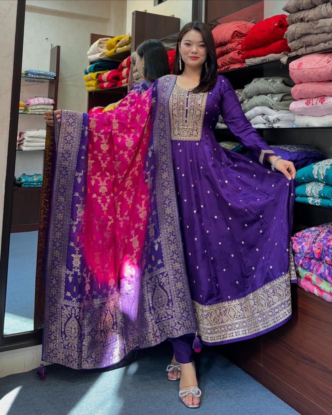 Regal Anarkali Flare Set
