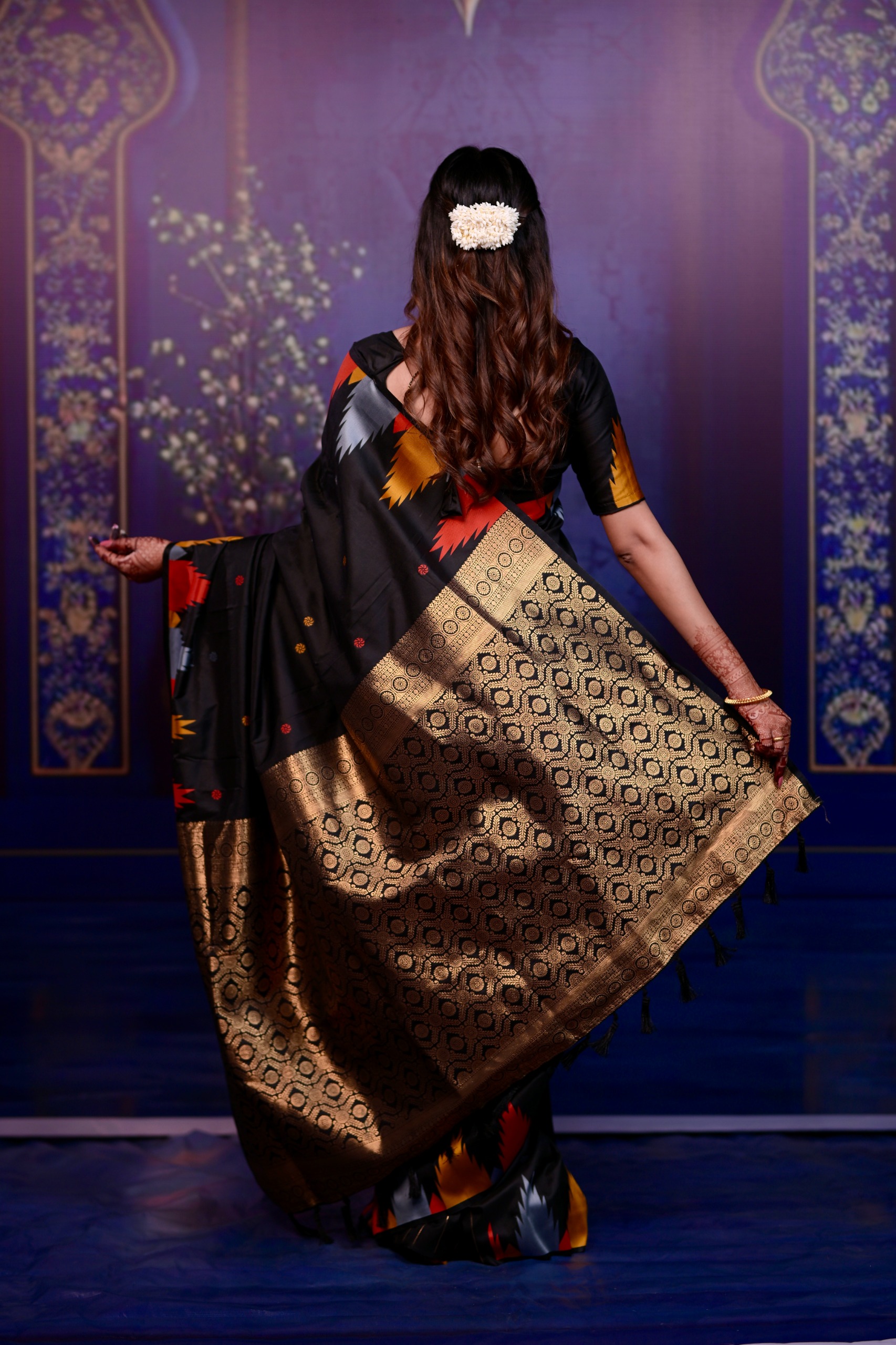 🌟 Premium Two-Tone Soft Silk Saree