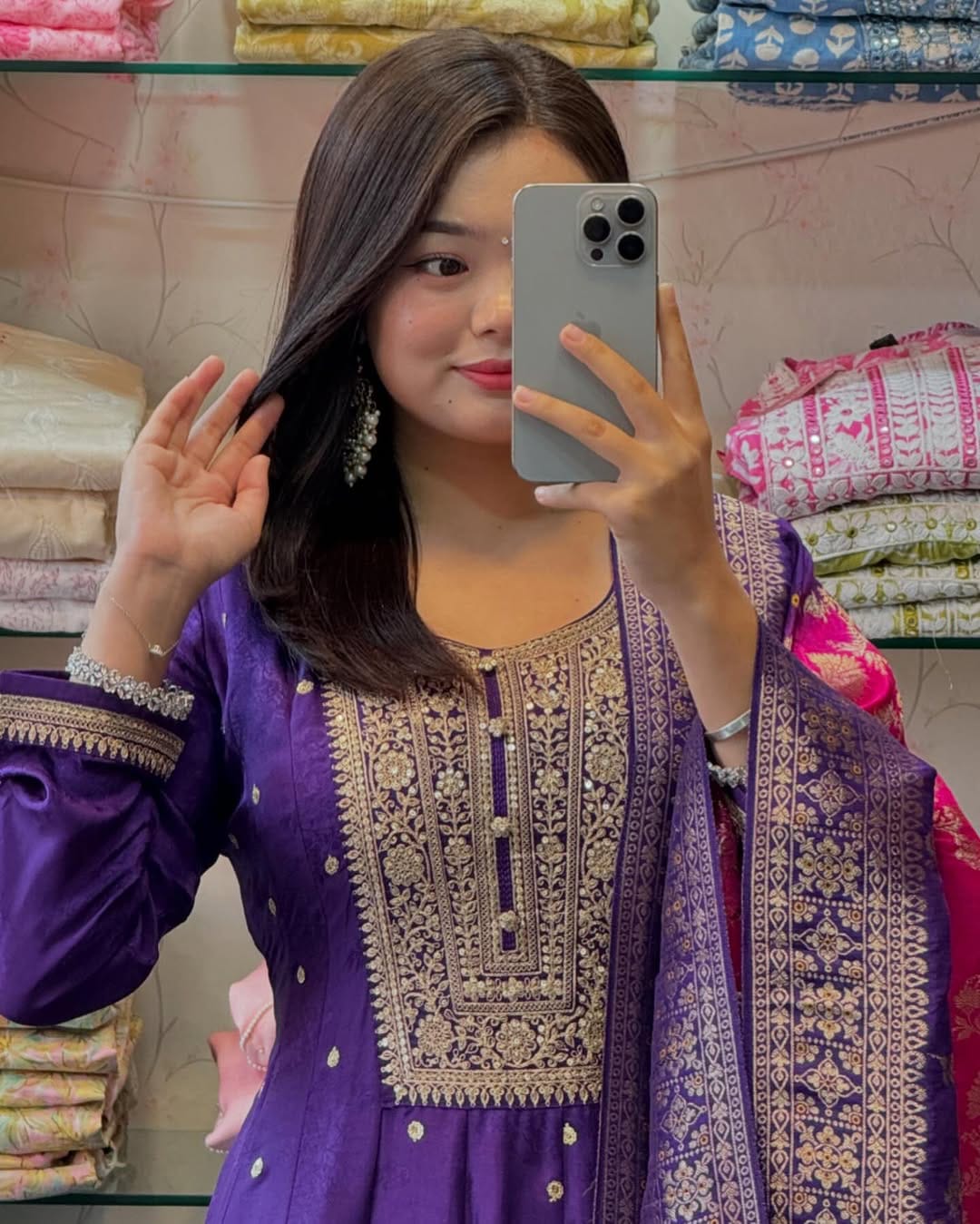 Regal Anarkali Flare Set