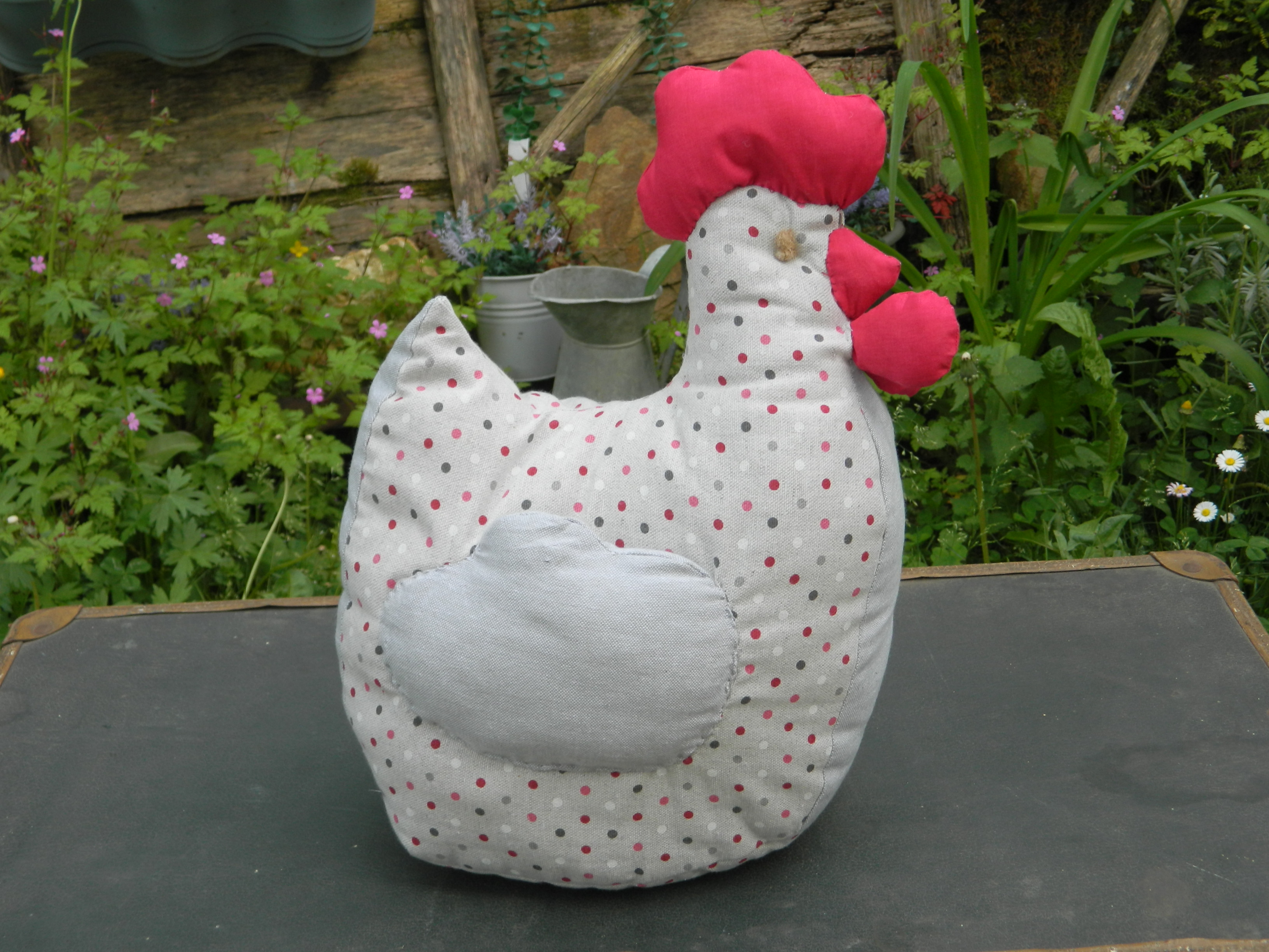 Peluche de décoration / Poule