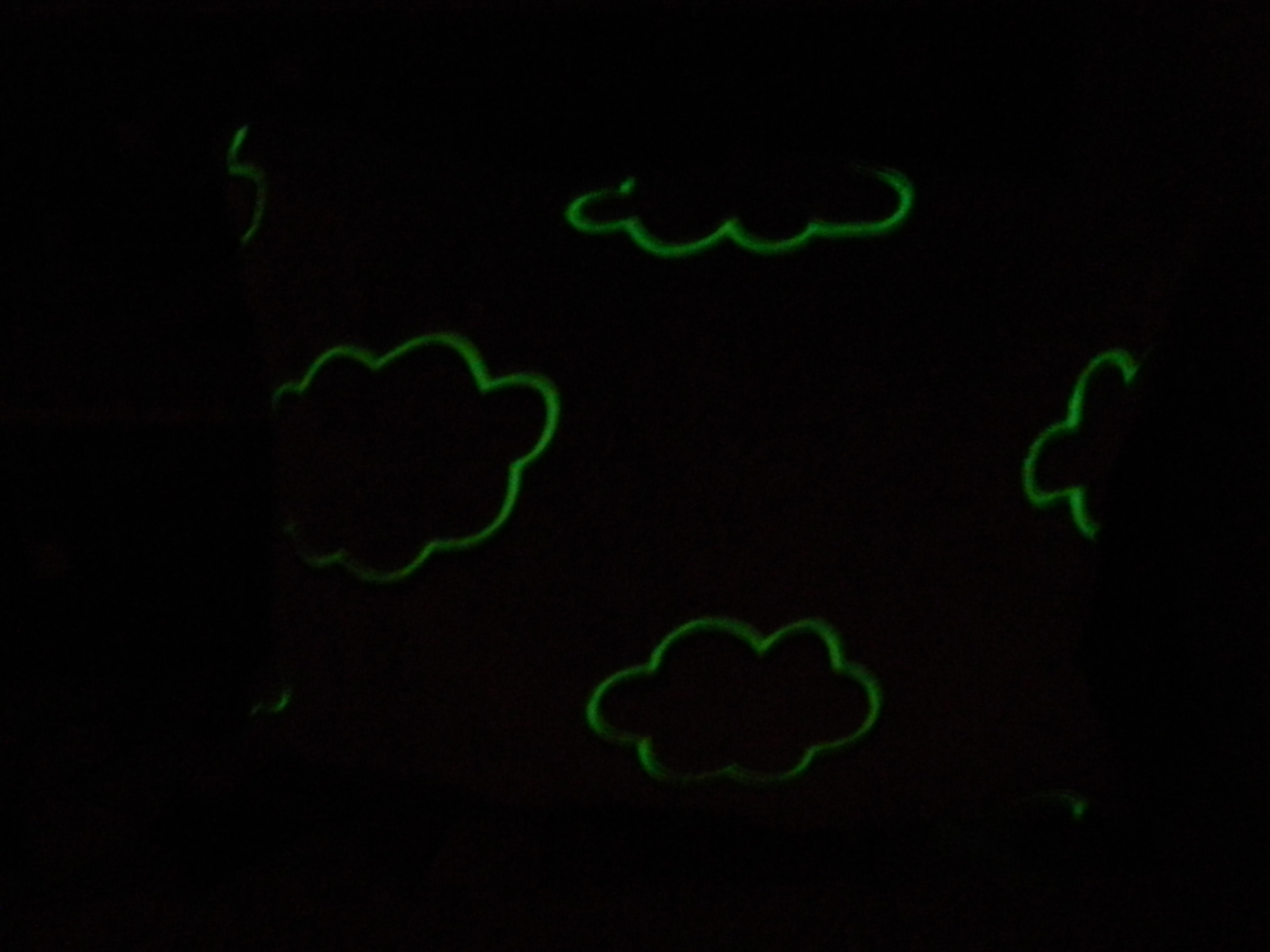Coussin de décoration fluorescent