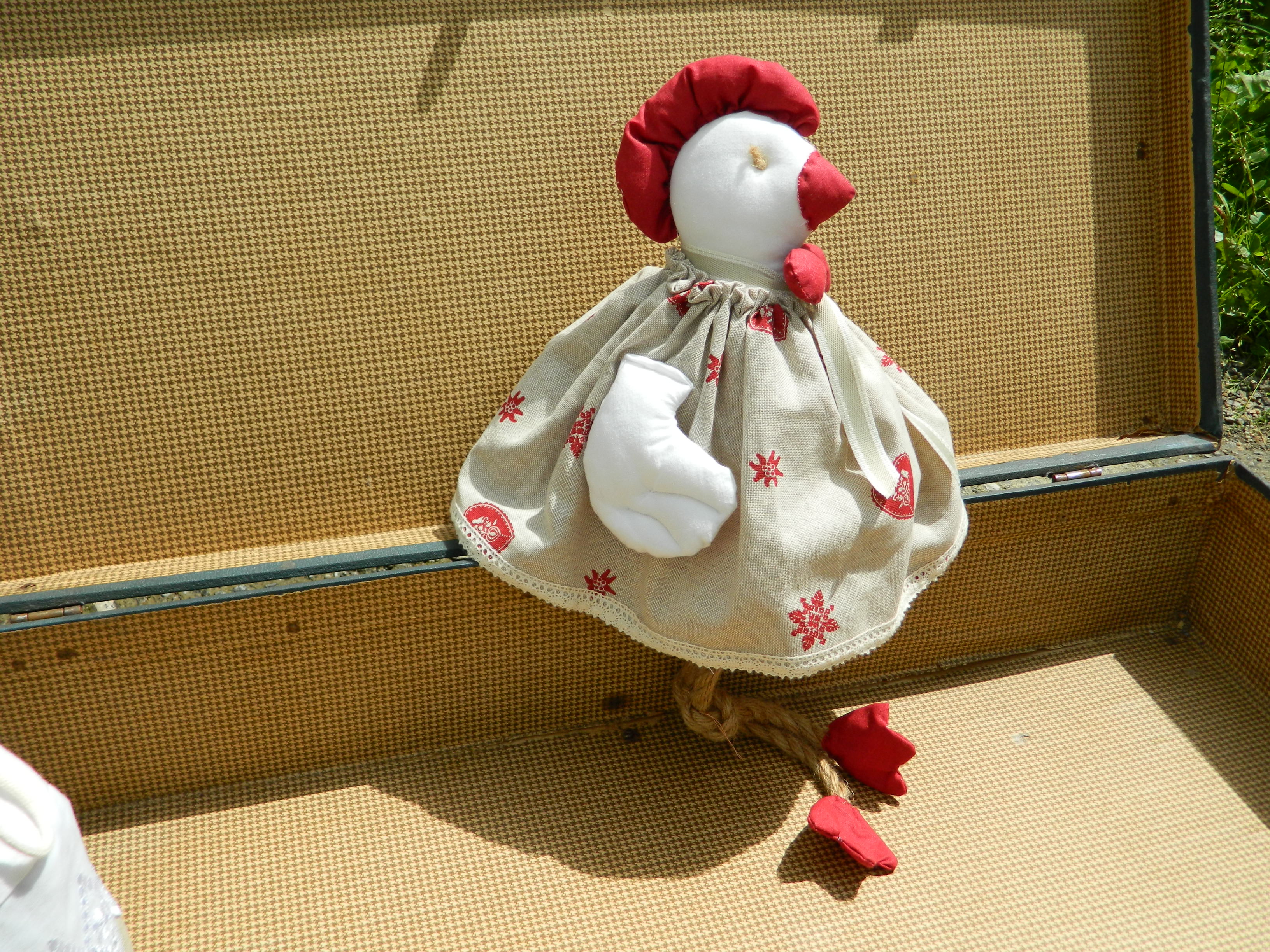 Peluche de décoration / Poule