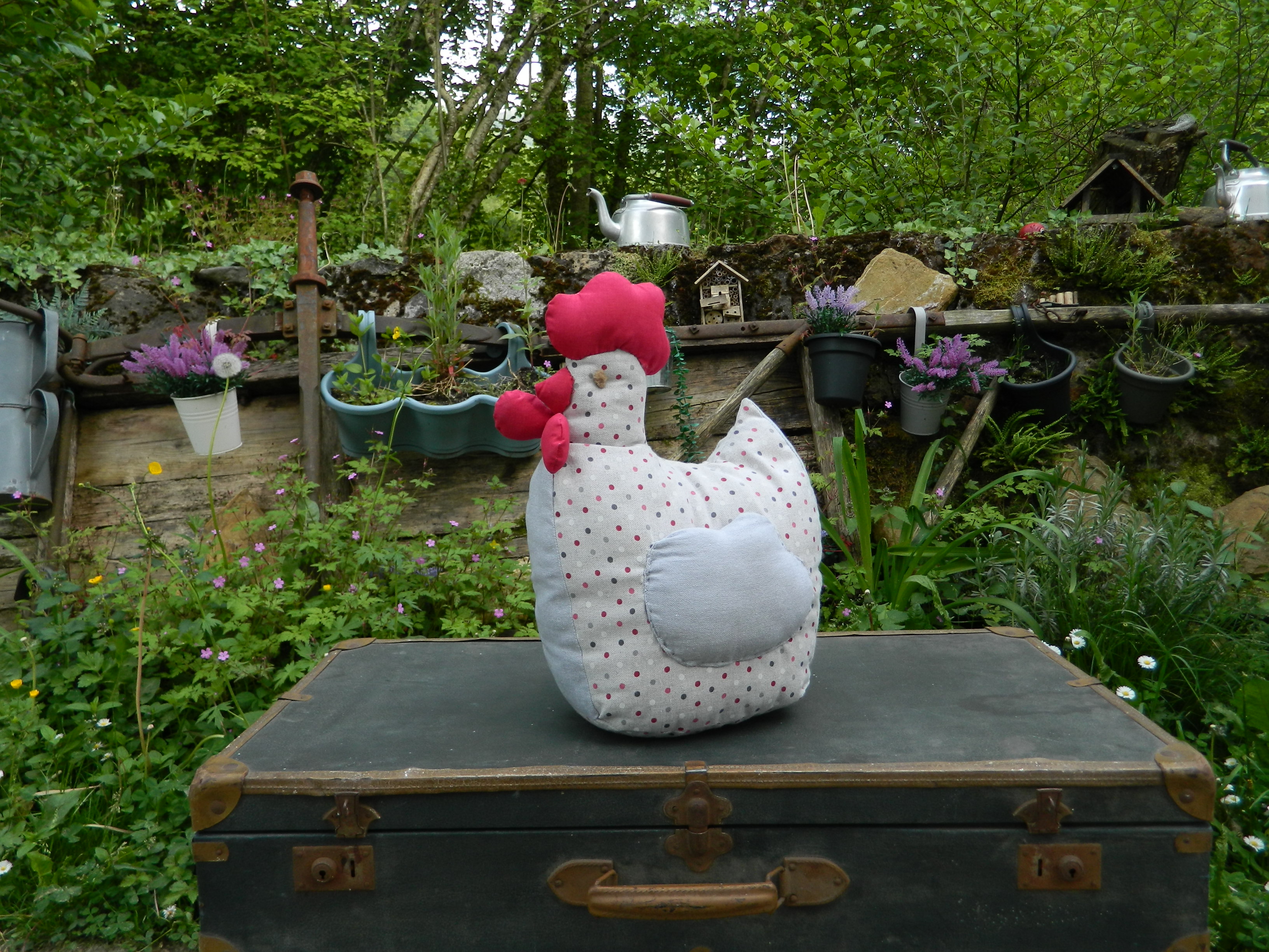Peluche de décoration / Poule