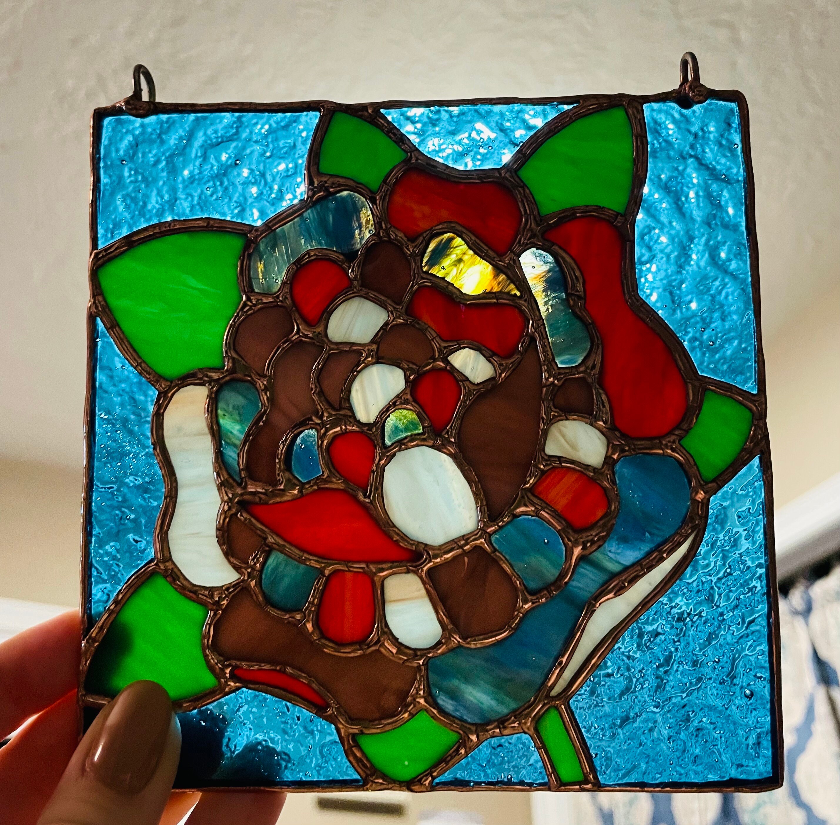 Mini Abstract Dahlia Suncarcher