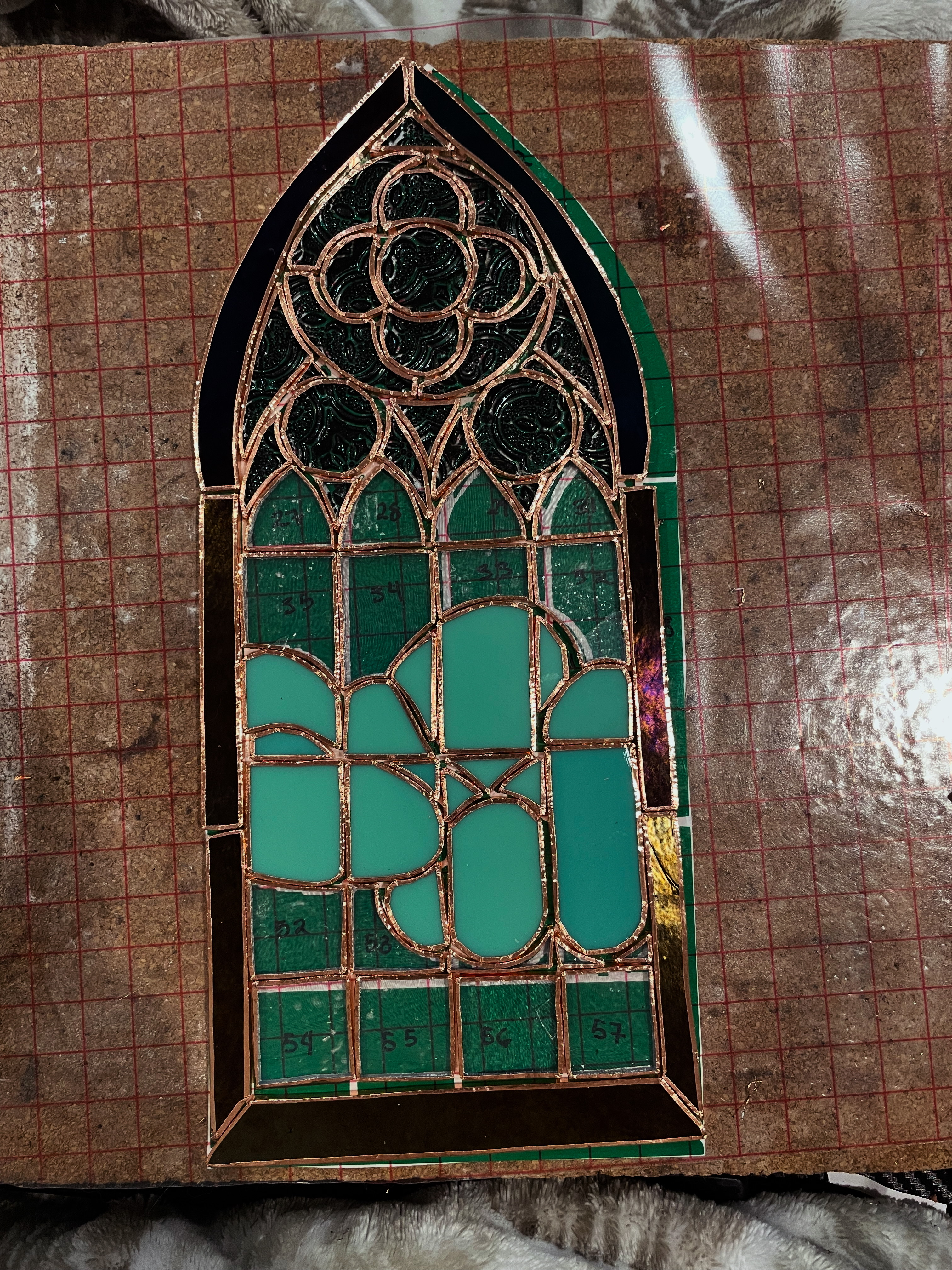 Stained Glass Pattern for Gothic Window