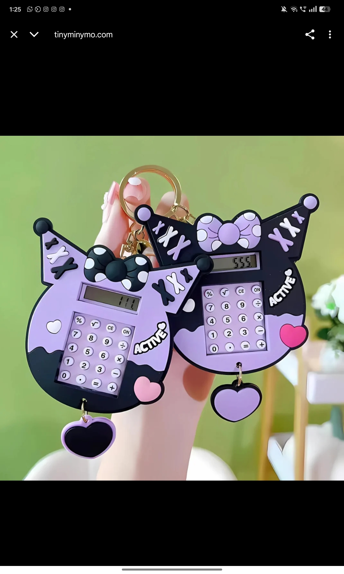 Cute Cartoon-Themed Keychain Set