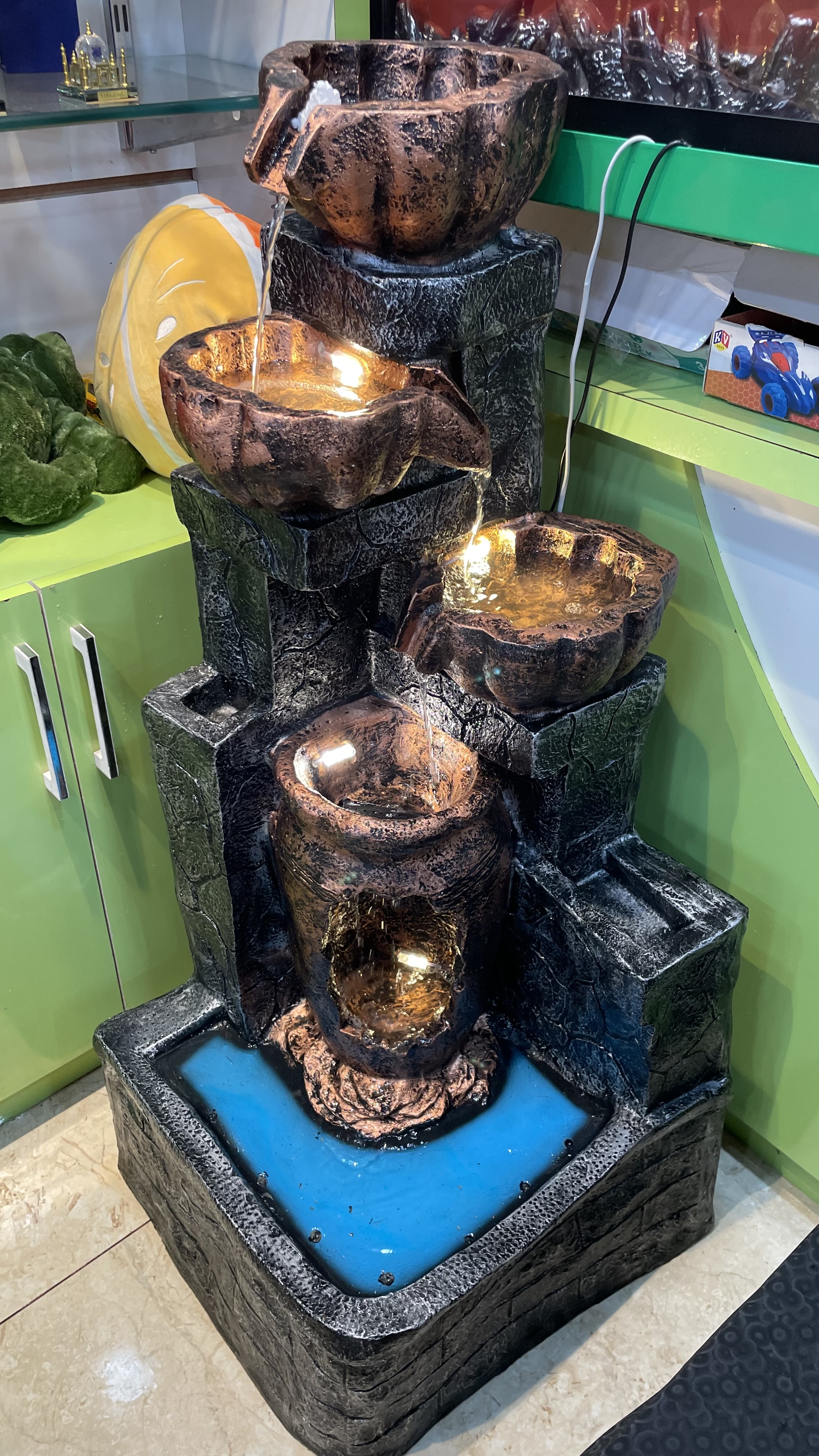 Cascading LED Water Fountain