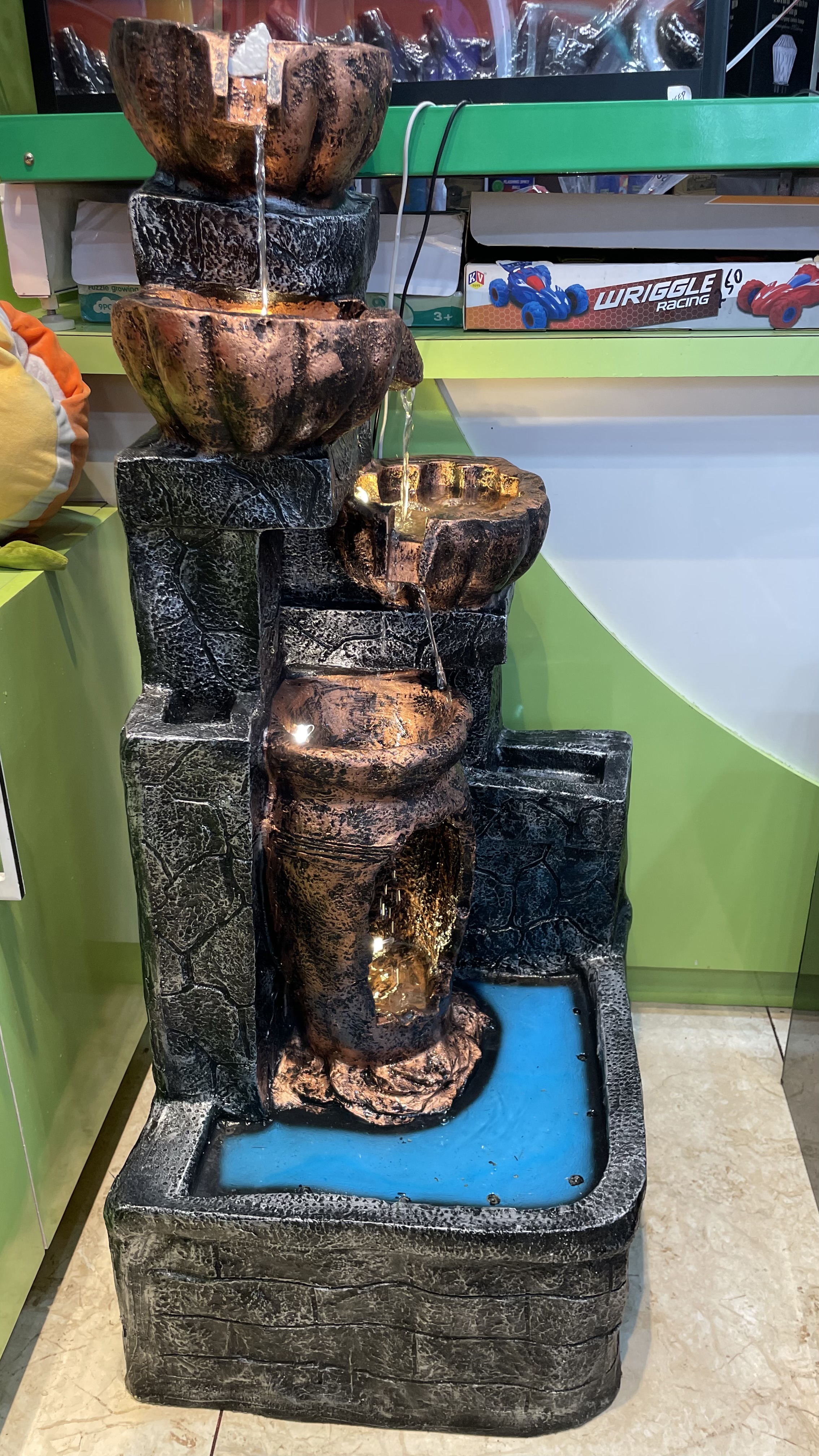 Cascading LED Water Fountain