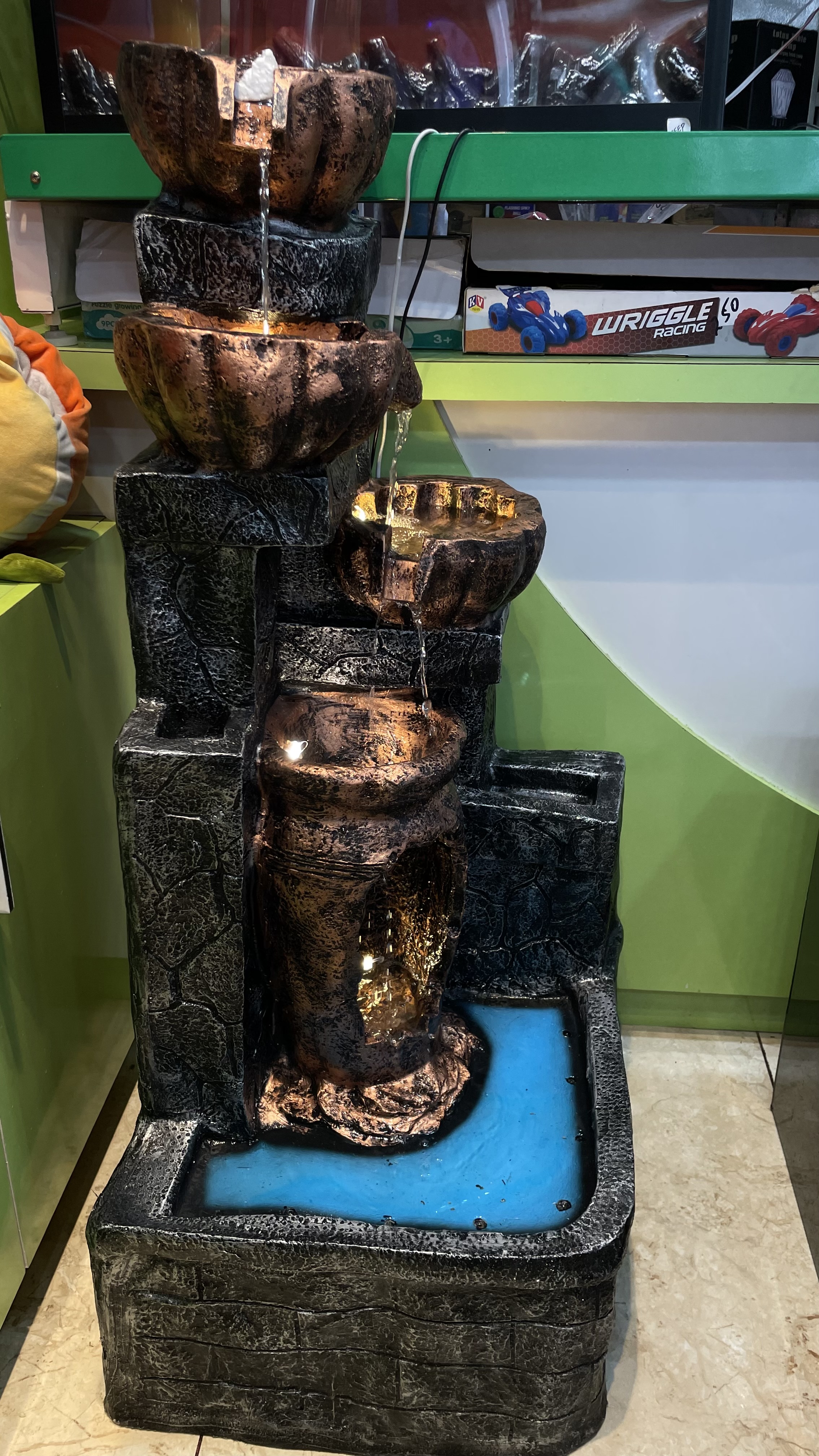 Cascading LED Water Fountain