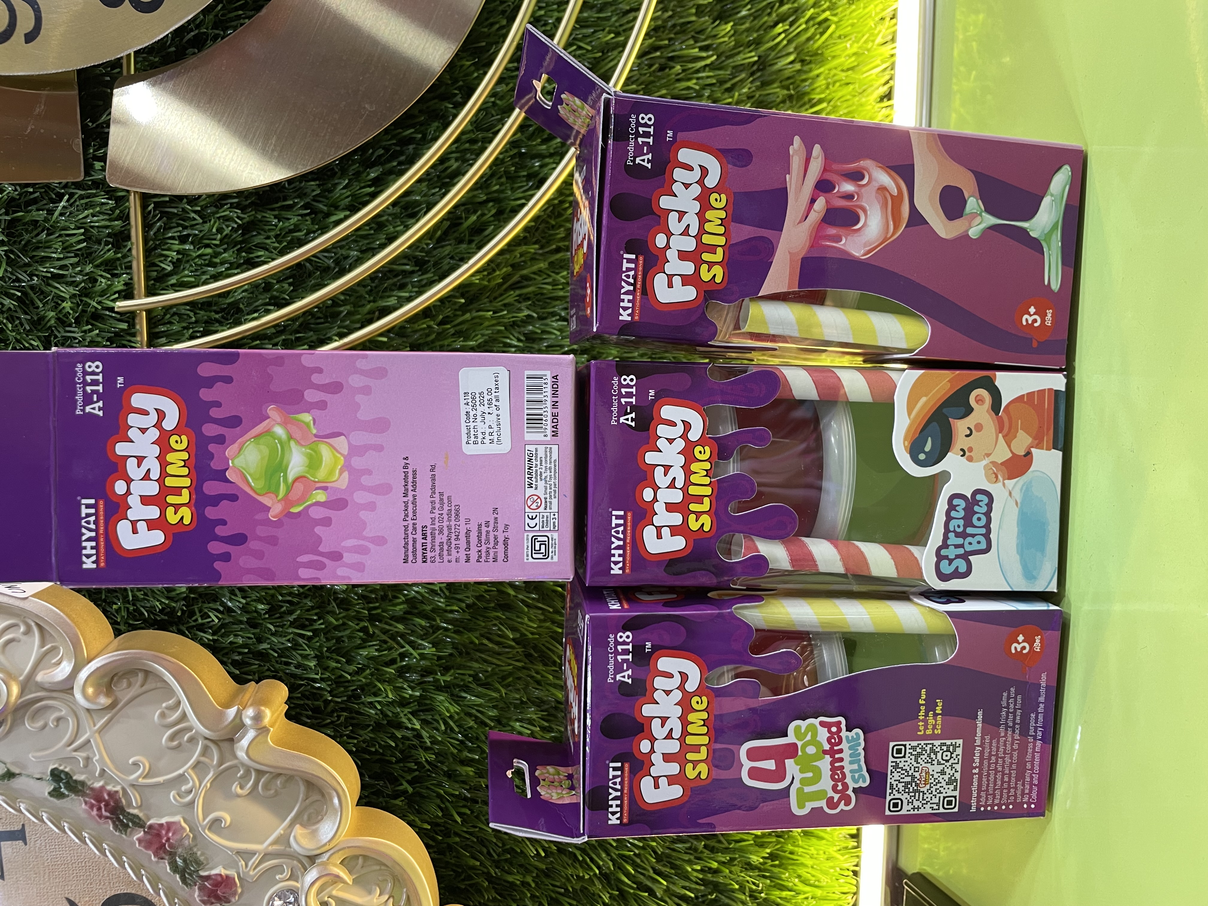 Khayati Frisky Slime Straw Blow