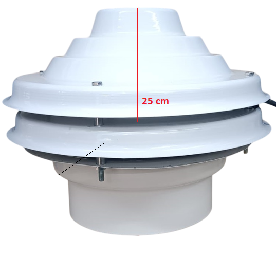 Extractor parrllero 8" (20 cm)