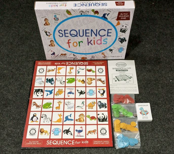Sequence for Kids Board Game