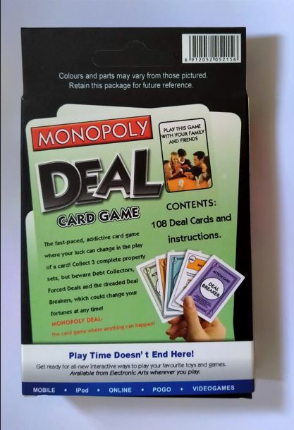 Monopoly Deal Card Game