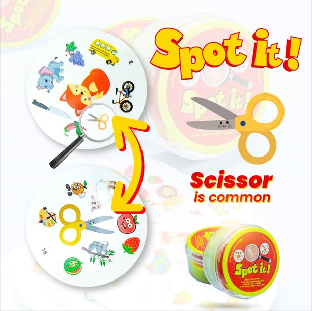 Spot it! Classic Active Play Family Fun Game - 48 Cards