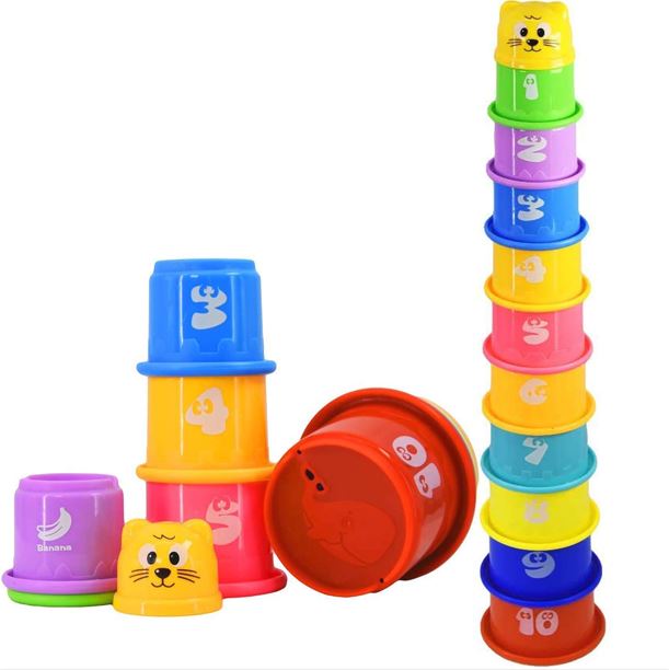 Stacking Cups Toy Set - 11 Pieces