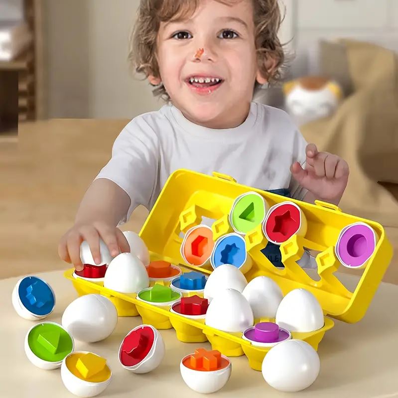 Educational Shape Matching Eggs