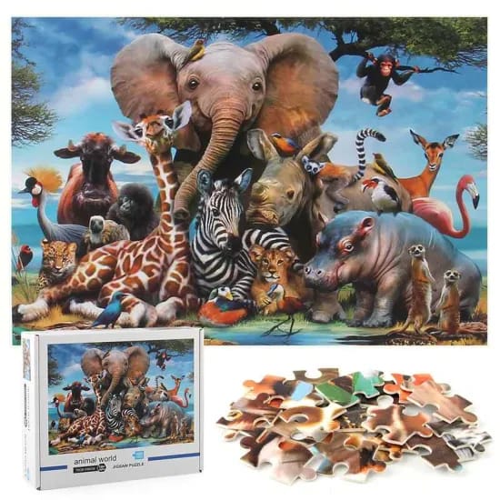 Animal World Jigsaw Puzzle - 1000 Pieces