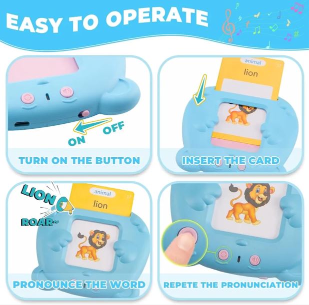 Interactive Talking Flash Cards - 220 Flash Cards