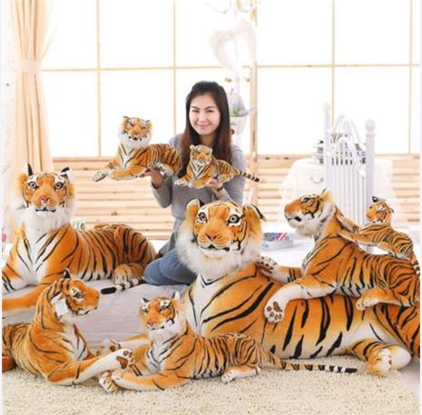 Brown Tiger Plush Stuffed Toys