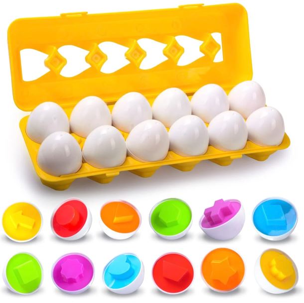 Educational Shape Matching Eggs