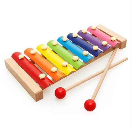 Xylophone Toy for Kids - Wooden & Metal