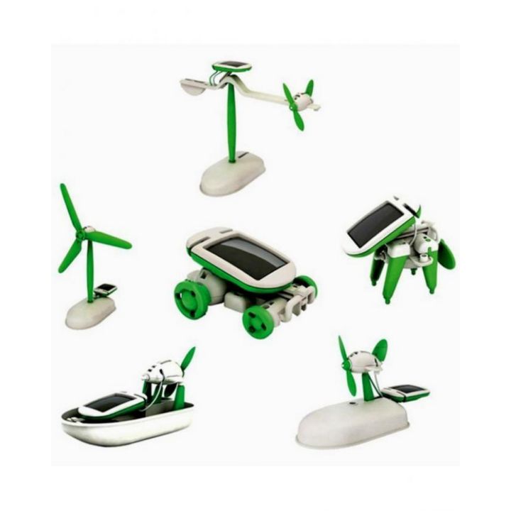 6-in-1 Educational Solar Robot STEM Kit