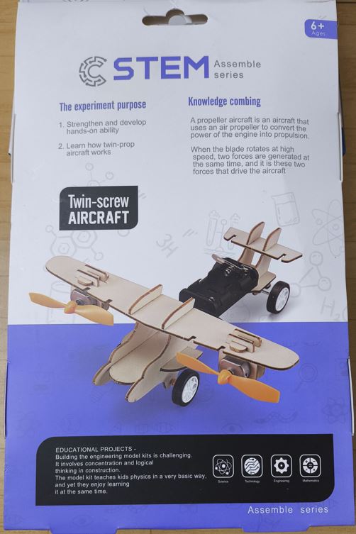 STEM Assemble Twin-Screw Aircraft