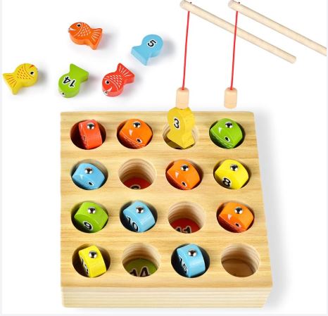 Wooden Fishing Game for Kids