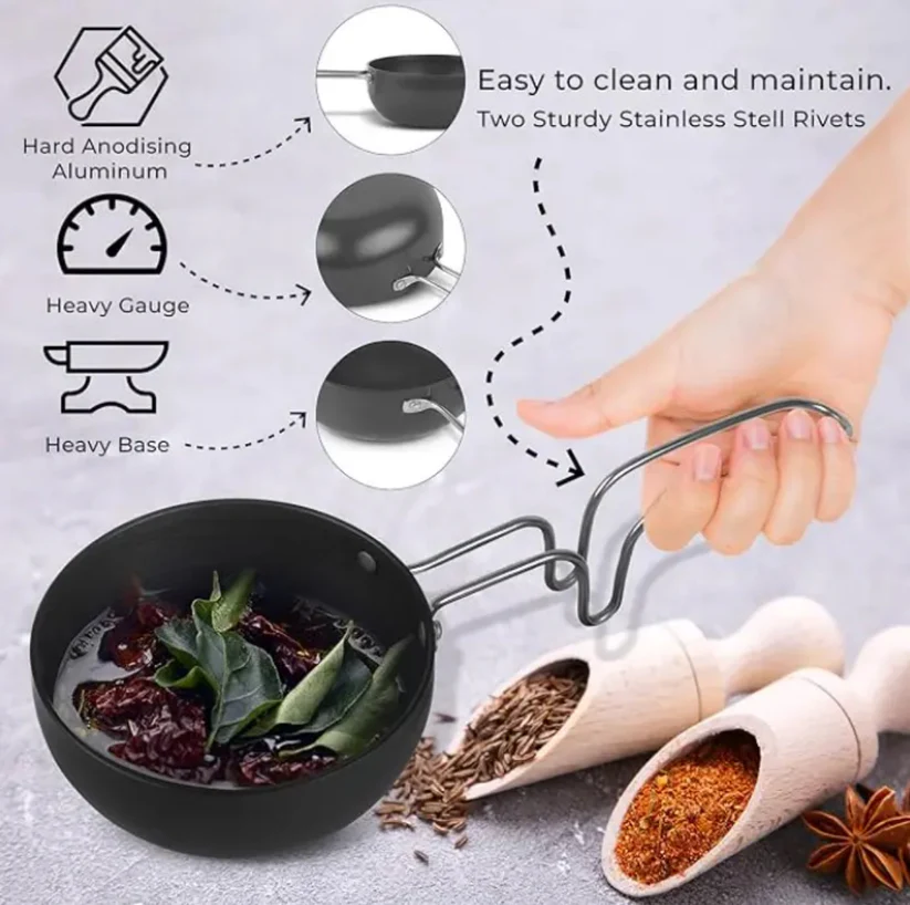 Hard Anodised Aluminium Pan