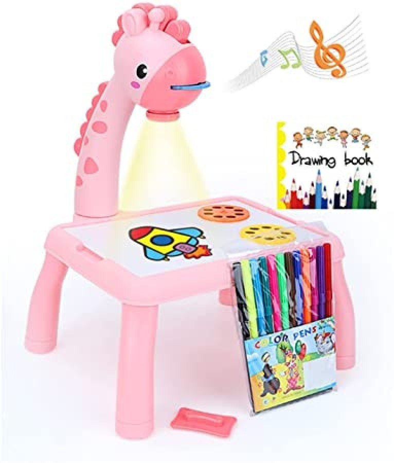 Giraffe Projection Painting Table Set