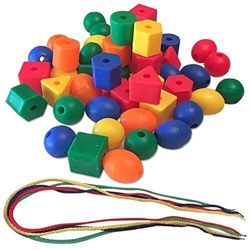Threading Lacing Beads Toy for Toddlers - Beads Set