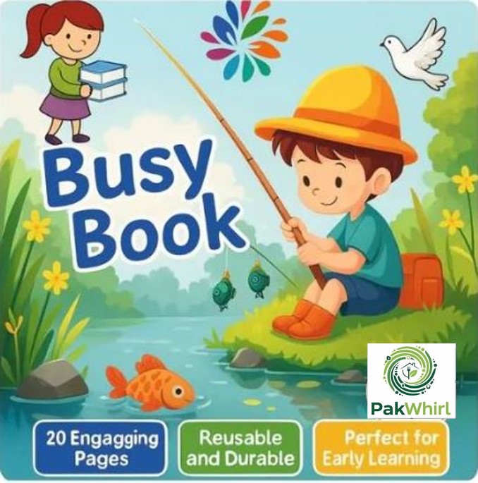 Montessori Educational Busy Book - 14 Pages