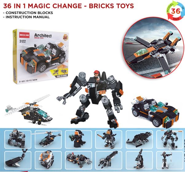 36 Models Lego Blocks - 3122