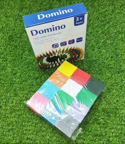 Wooden Dominos 120 Blocks