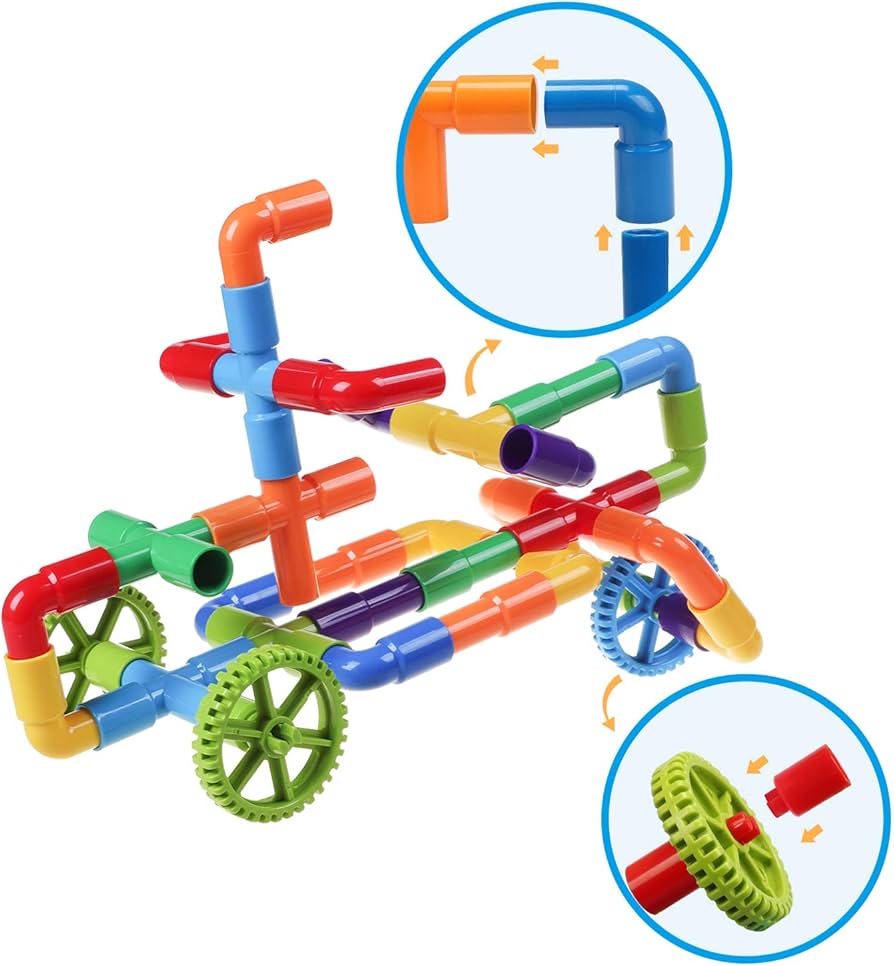 DIY Pipe Blocks Construction Set