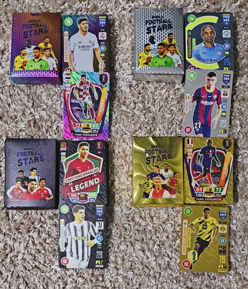 World Football Stars 55 Foil Cards