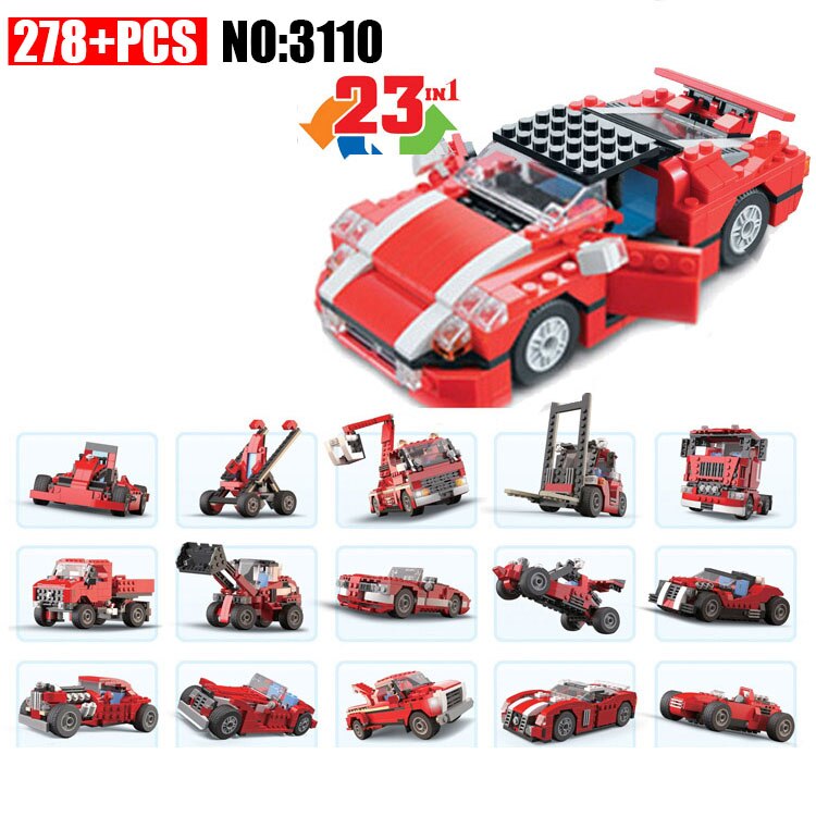 Speedster Race Car Lego Building Blocks - 3110
