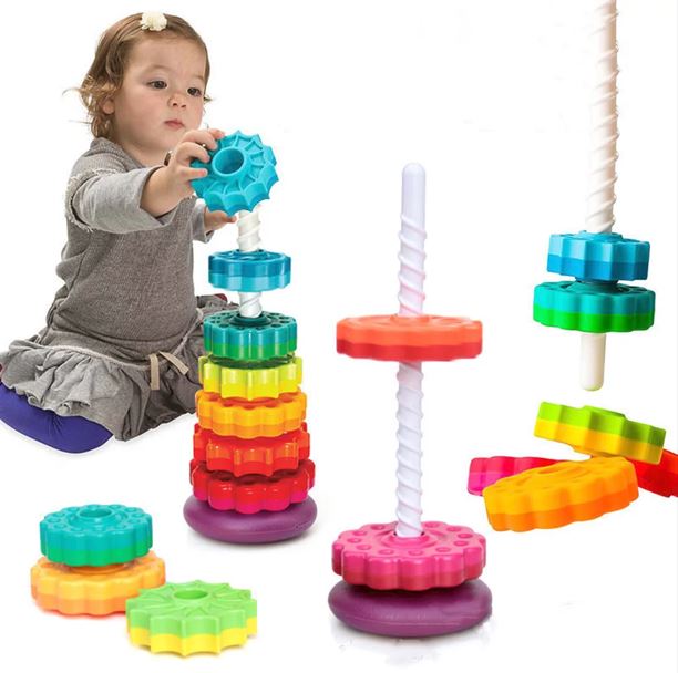 Twister Tower Stacking Gear for Toddlers