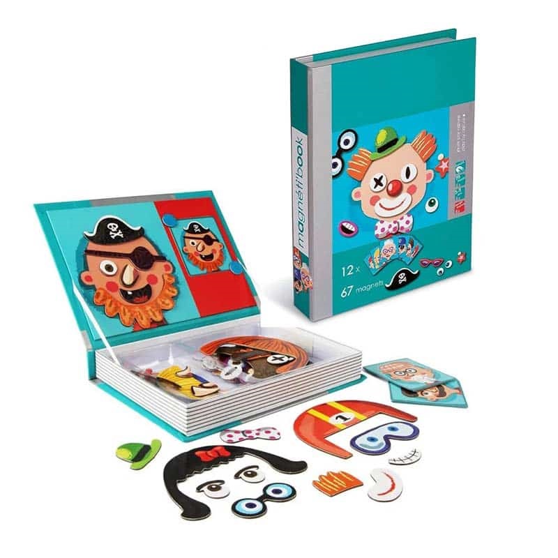 Magnetic Book - Faces - 67 Pieces