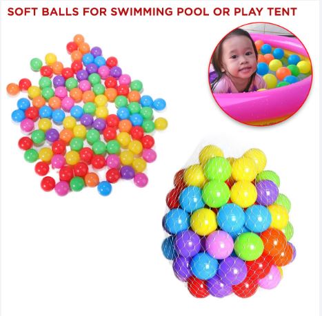 Pack of 50 Soft Plastic Balls